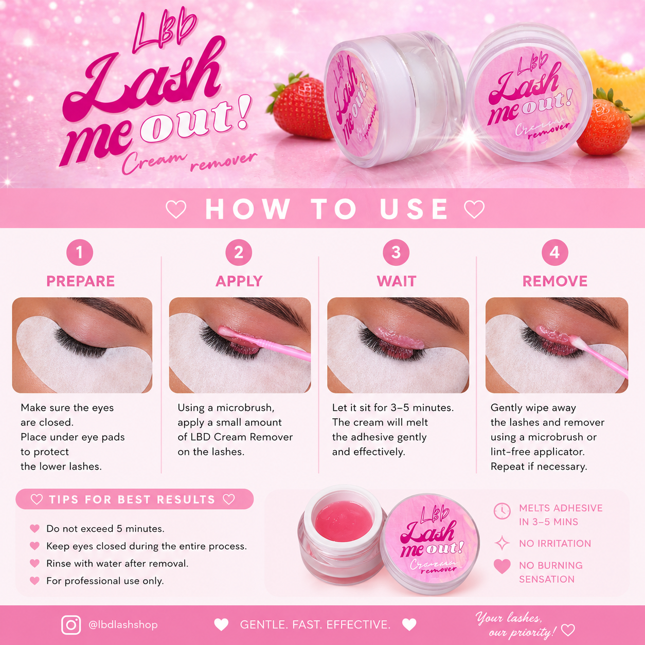 LBD Cream Remover